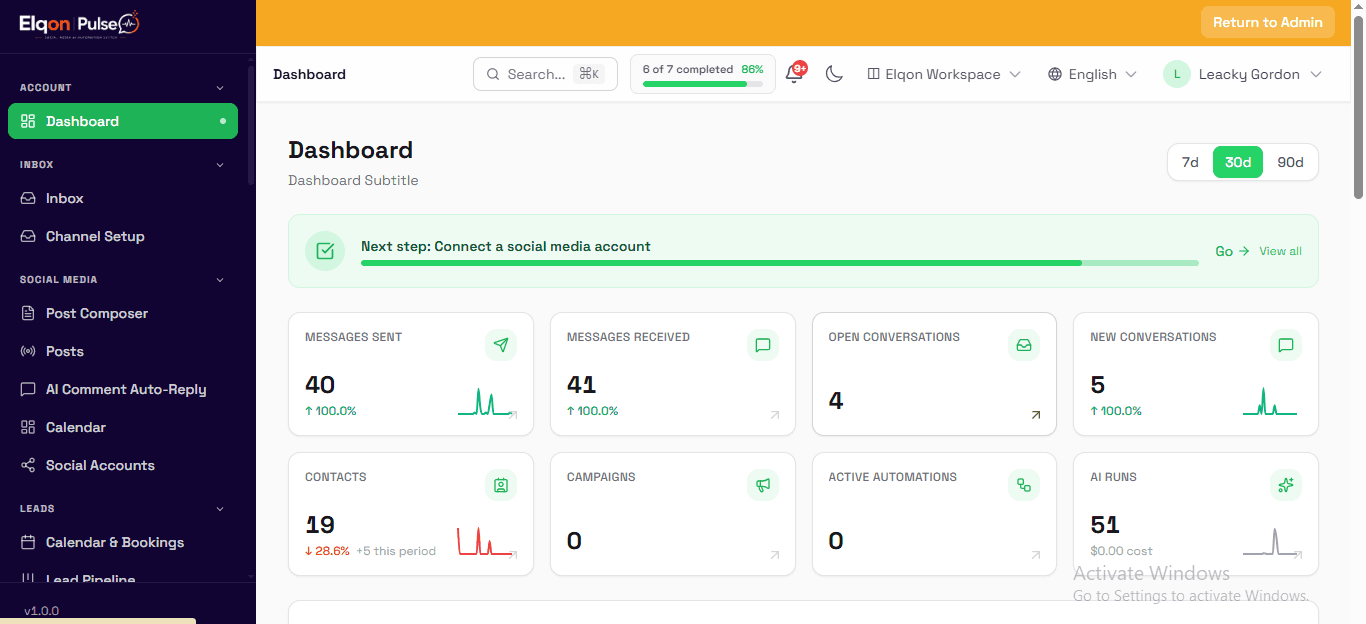 AI-powered omnichannel marketing, automation and chatbot SaaS.